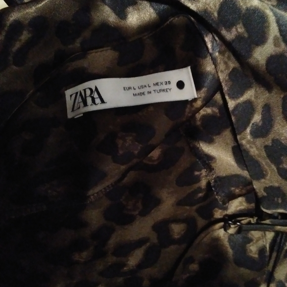 ZARA cheetah print cowl neck maxi dress. - Picture 2 of 6